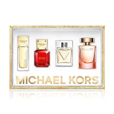 michael kors mini perfume sets|Michael Kors miniature perfume set.